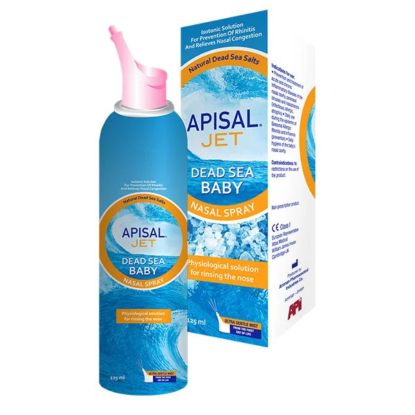 API Apisal Jet Dead Sea Baby Nasal Spray 125ml