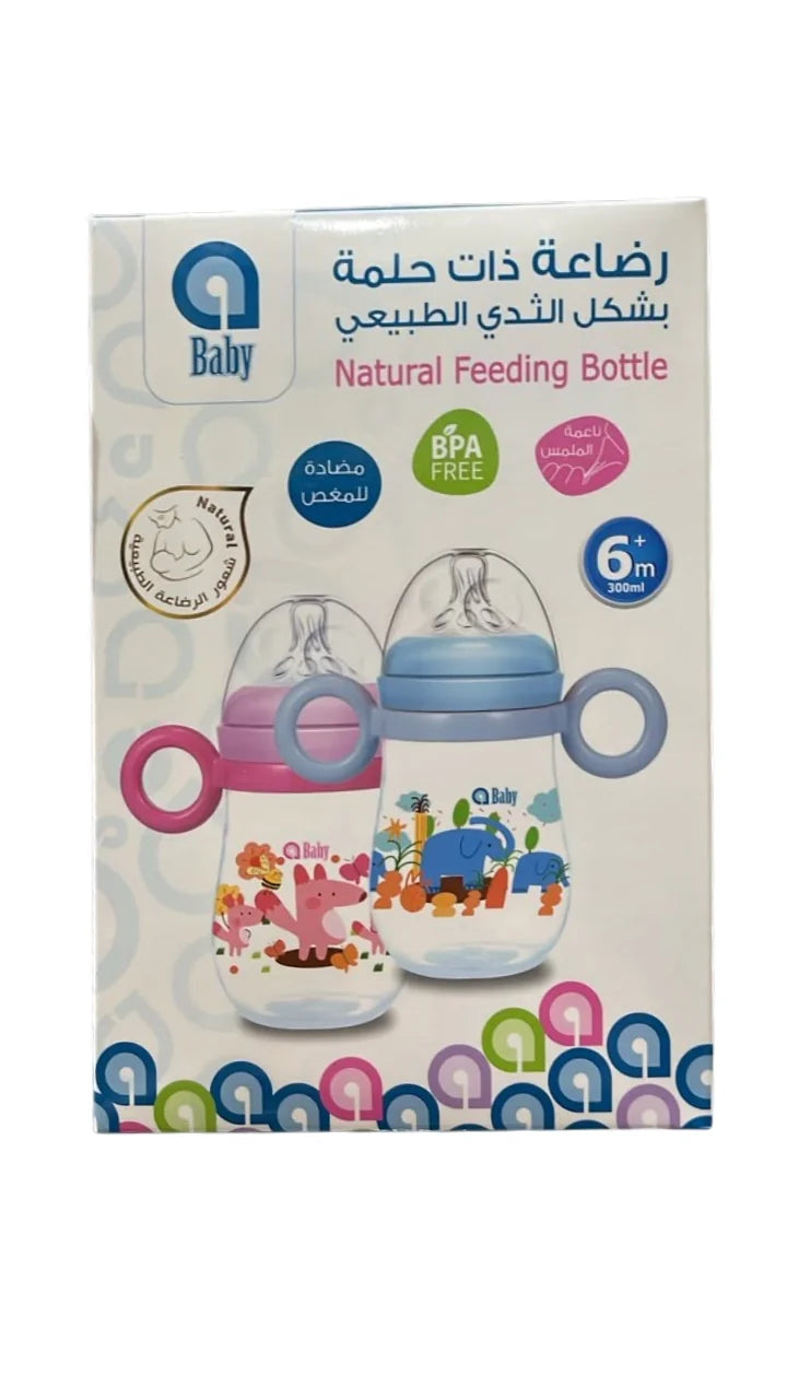 A Baby Natural Feeding Bottle +6M 300ml
