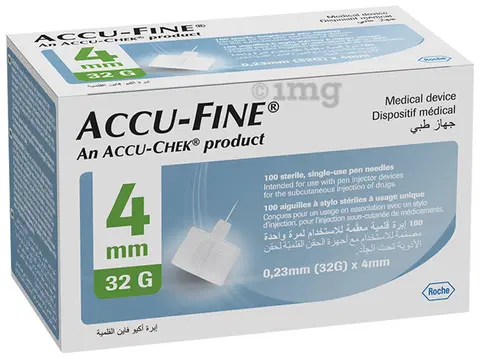 Accu-Fine Pen Needles 4mm 32G