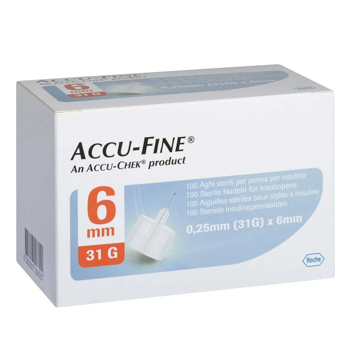 Accu-Fine Pen Needles 6mm 31G