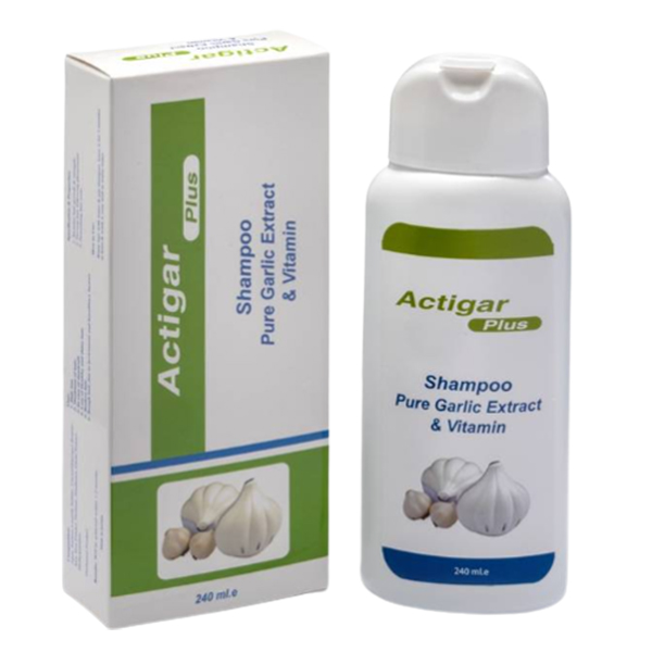 Actigar Plus Shampoo With Garlic Extract 240ml