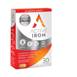 Active Iron 25mg 30 Capsules