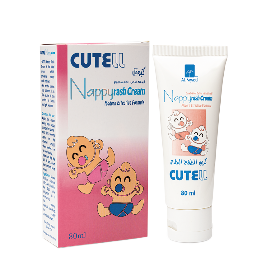 Alfayasel Labs Cutell Nappy Rash Cream 80ml