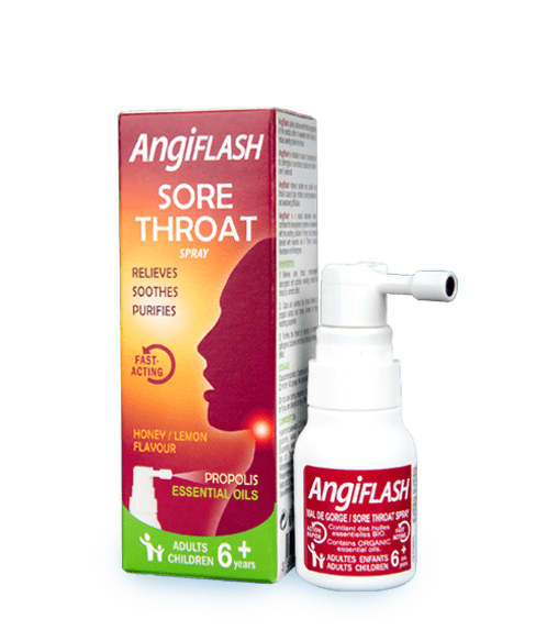 Angi Flash Honey & Lemon Sore Throat Spray 20ml