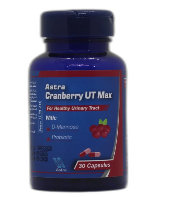 Astra Cranberry UT Max 30 Capsules
