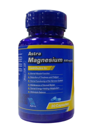 Astra Magnesium 500mg 30 Capsules