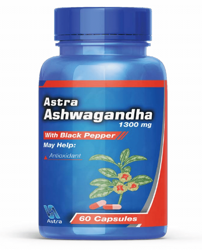 Astra ashwagandha 1300mg 30 Capsules