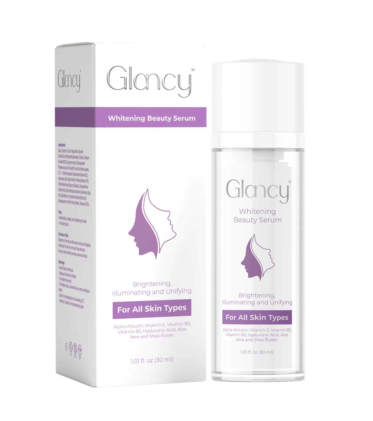 Glancy Whitening Beauty Serum 30ml