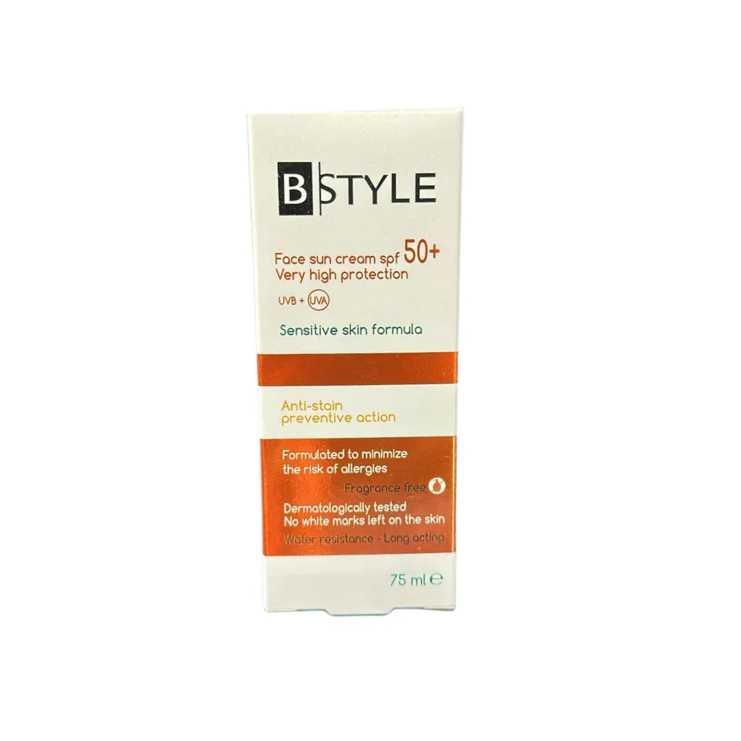 B Style Sunblock Cream SPF50+ 75ml