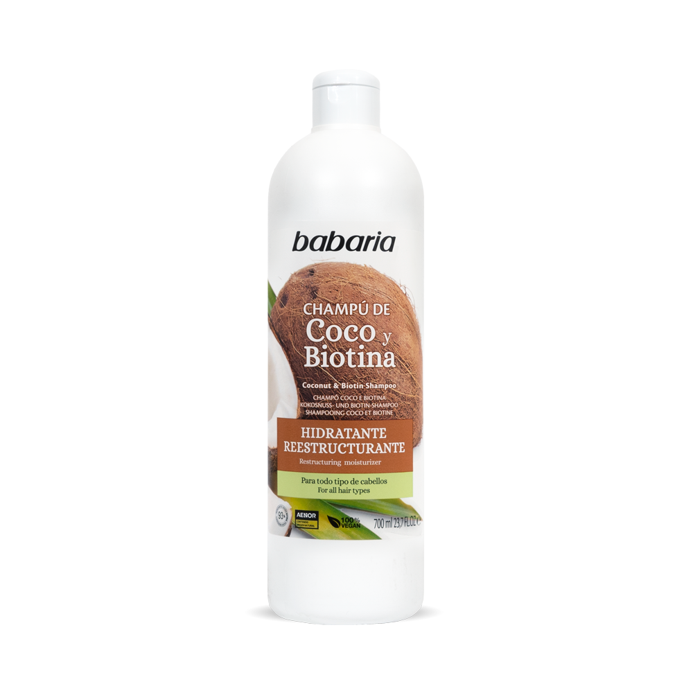 Babaria Coconut & Biotin Moisturizing Shampoo 700ml