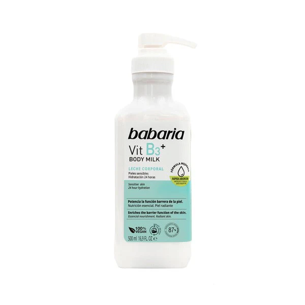 Babaria Vitamin B3 Body Milk 500ml