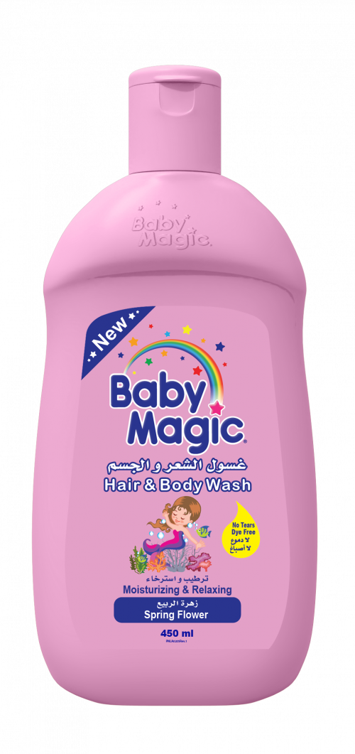 Baby Magic Hair & Body Wash With Spring Flower 450ml