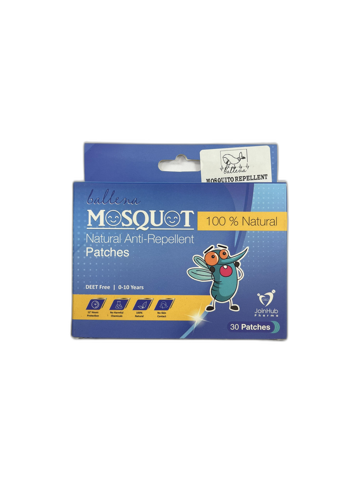 Ballena Mosquot Repellent Patches 30 Pieces