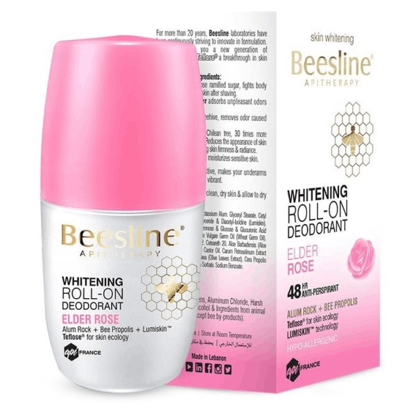 Beesline Elder Rose Whitening Deo Roll On 50ml