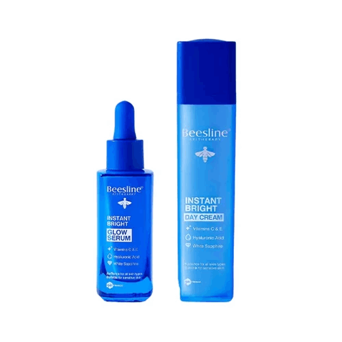 Beesline Instant Bright Glow Serum 30ml + Day Cream 50ml Offer
