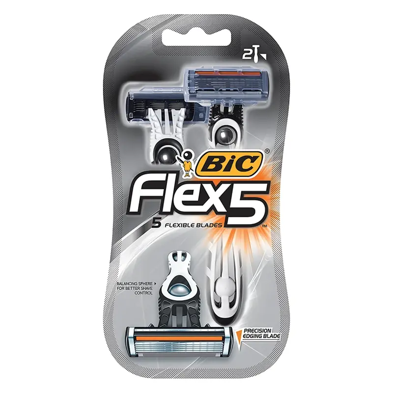 Bic Flex 5 Razor 2 Pieces