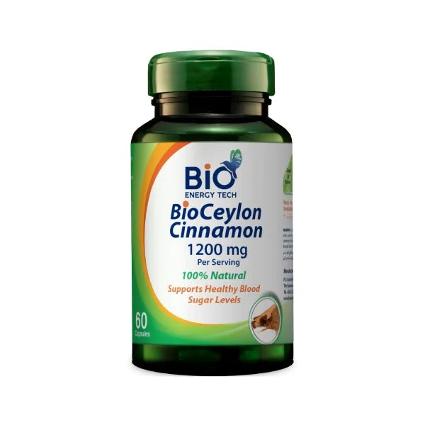 Bio Energy Tech Bio Ceylon Cinnamon 1200mg 60 Capsules