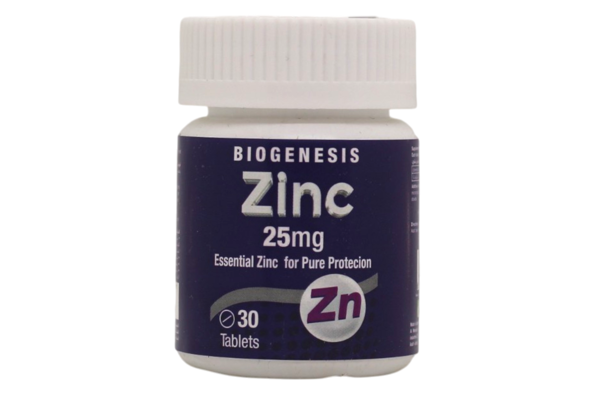 Biogenesis Zinc 25mg 30 Tablets