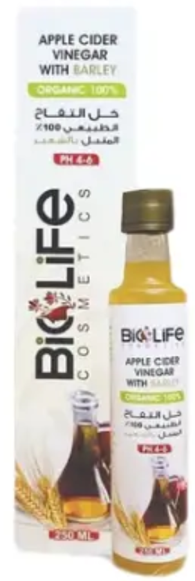 Biolife Natural Apple Cider Vinegar With Barley 250ml