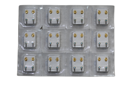 Caflon Medical Earring Gold Light Blue