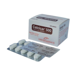 Calcicar 500mg 100 tablet