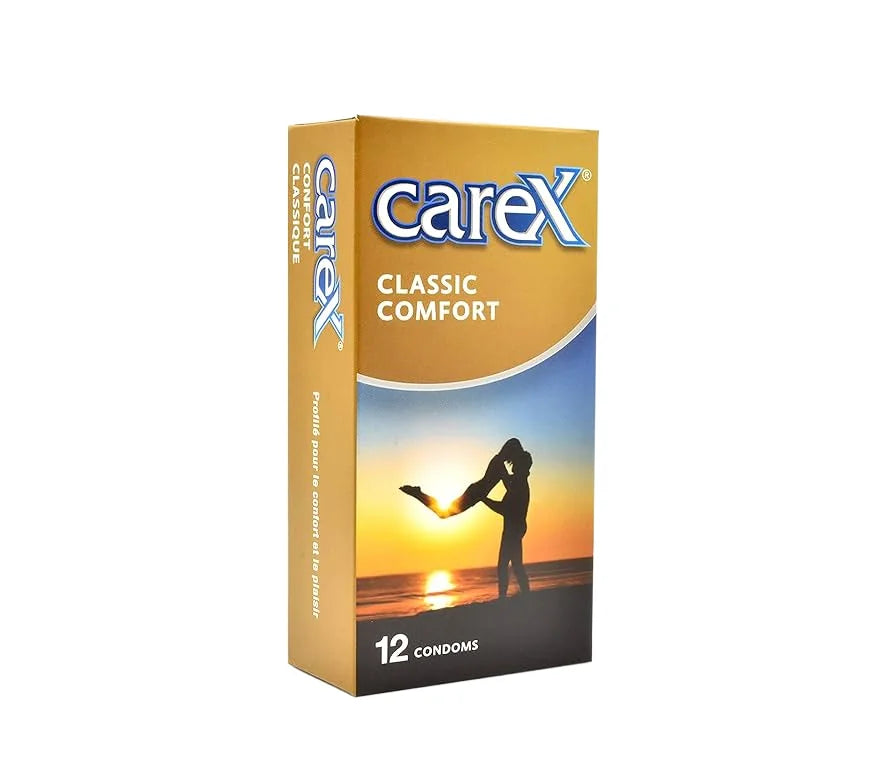 Carex Classic Comfort Condoms 12 Pieces