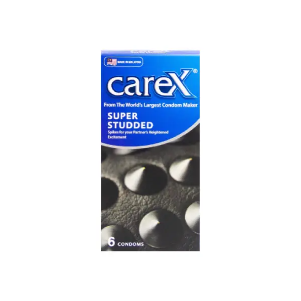Carex Super Studded Condoms 6 Pieces