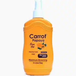 Carrot Sun Tanning Oil 200ml – Papaya