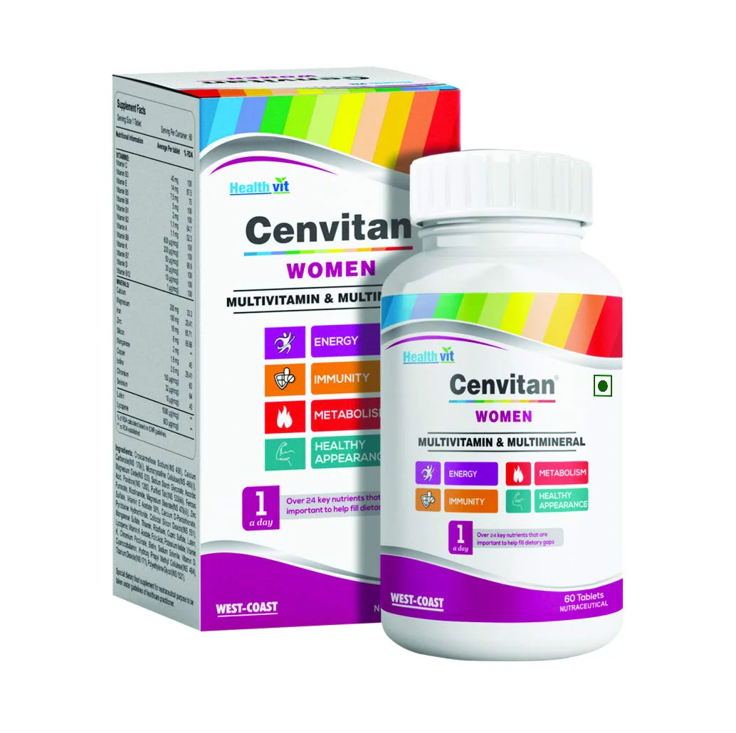 Cenvitan Multivitamin For Women 60 Tablet