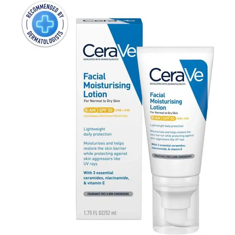 Cerave Spf 50 Moisturising Day Lotion 52ml
