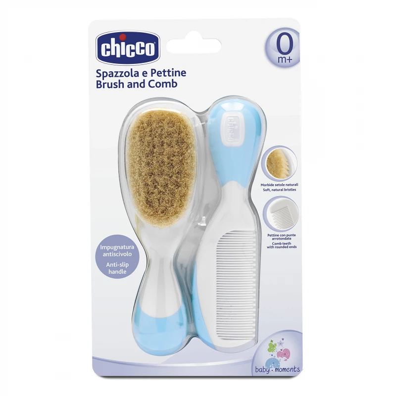 Chicco Brush And Comb Blue