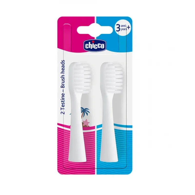 Chicco Toothbrush Heads 2 Pcs