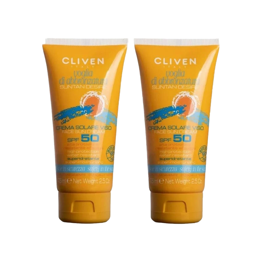 Cliven Sunblock Cream SPF50 Offer 2x75ml