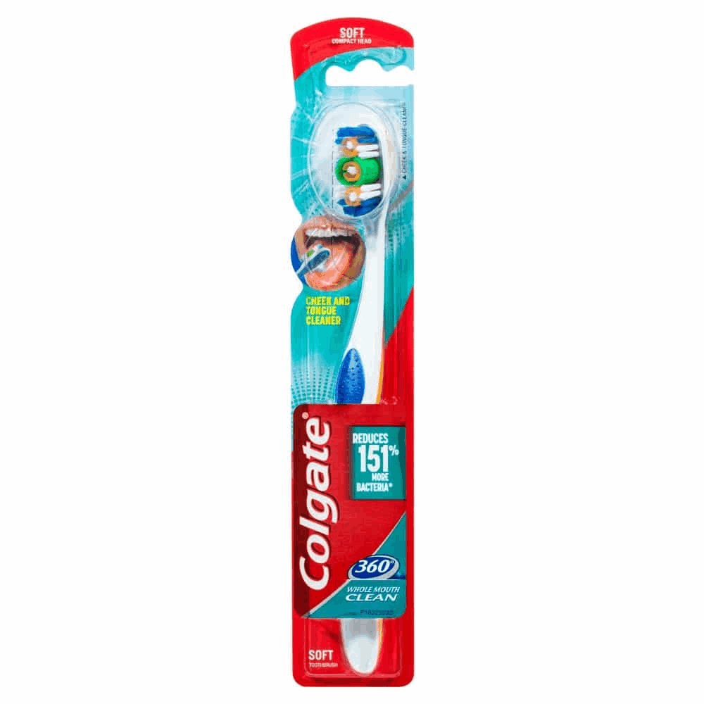 Colgate 360 Whole Mouth Clean Toothbrush-Soft