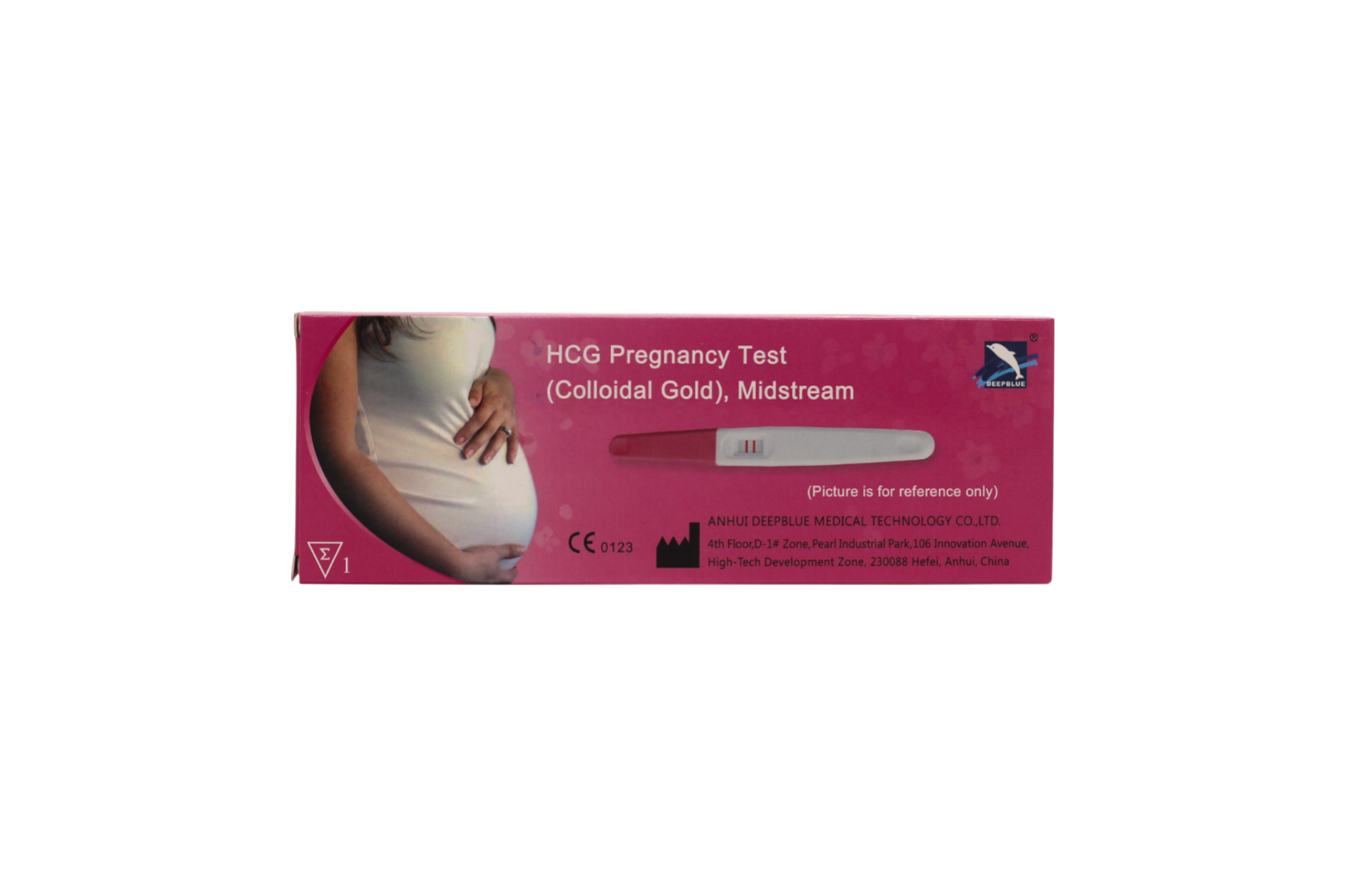 Deep Blue HCG Pregnancy Test 1 Piece