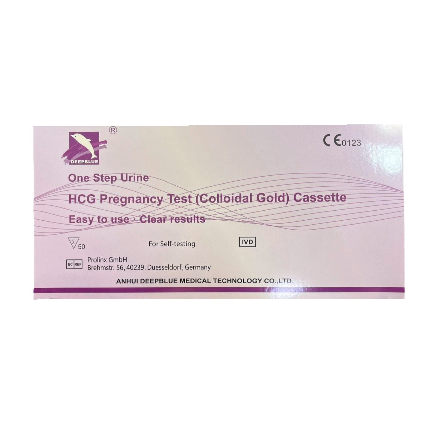 Deep Blue HCG Pregnancy Test 50 Pieces