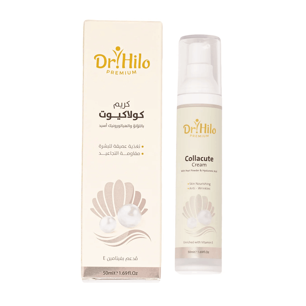 Dr. Hilo Collacute Cream with Hyaluronic Acid and Pearl Powder 50ml