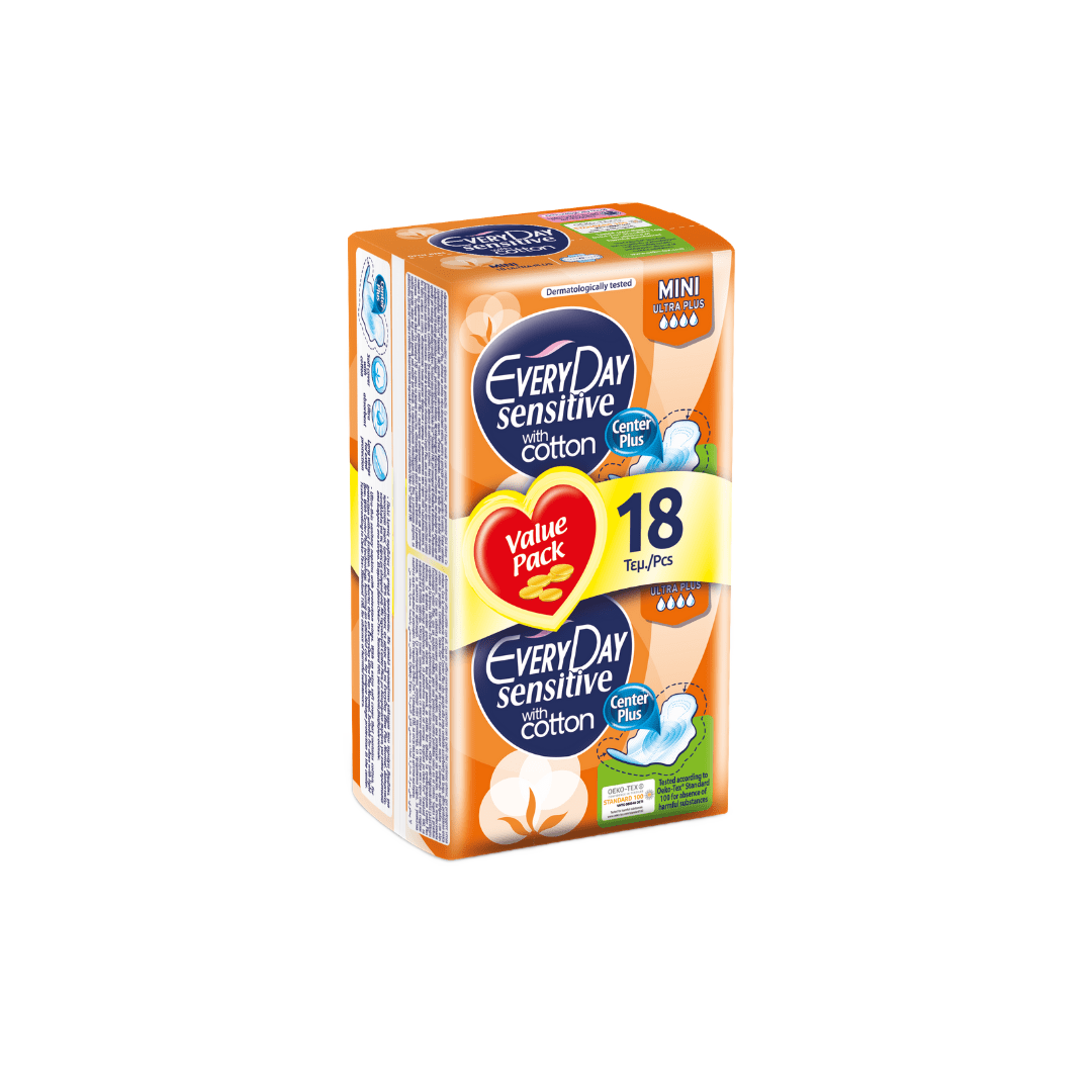 Everyday Sensitive Mini 18 Sanitary Pads