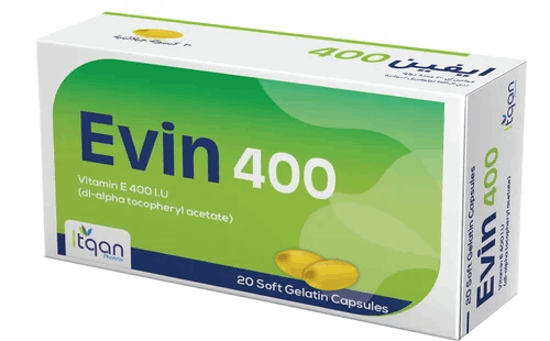 Evin Vitamin E400 20 Soft Gelatin Capsules