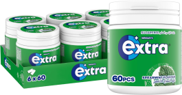 Extra Chewing Gum Spearmint Box 6 Jars