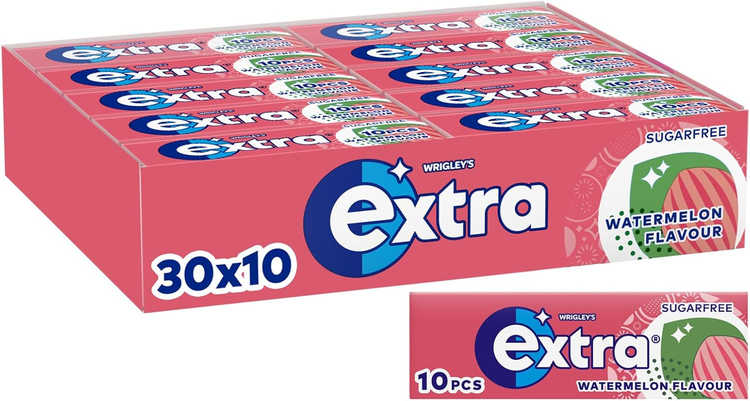 Extra Chewing Gum Watermelon Box 30 Pieces