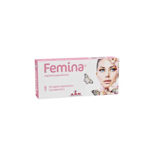 Femina Vaginal Suppository 10 Suppositories
