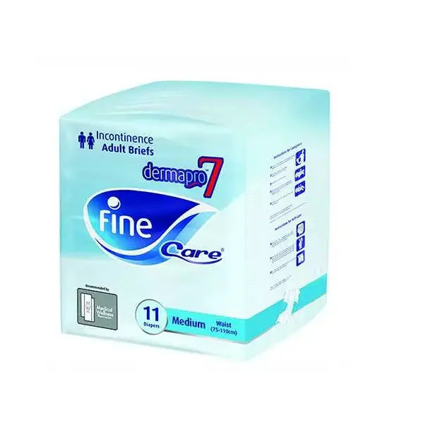 Fine Care Incontinence Unisex Briefs Medium 75-110 Cm 11 Diaper