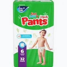 Fine Baby Pants Junior Size 6 (15+ kg) - 32 Pcs