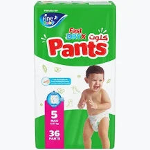 Fine Baby Pants Maxi Size 5 (12-17 kg) - 36 Pcs