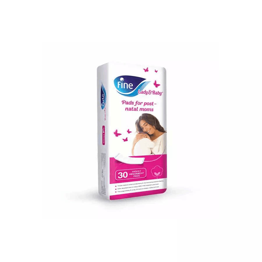 Fine Lady and Baby 30 Diapers