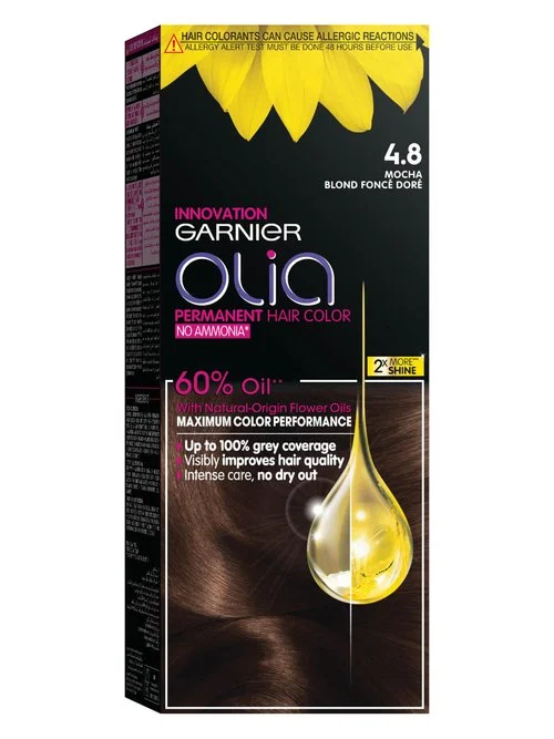 Garnier Olia Hair Dye 4.8 Brown Mocha