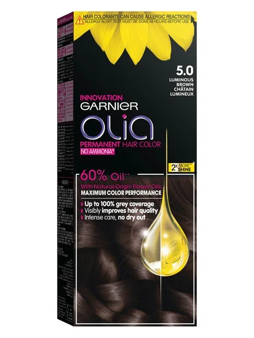 Garnier Olia Hair Dye 5.0 Luminous Brown
