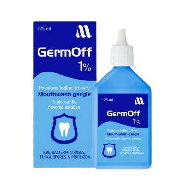 GermOff 1% Mouthwash Gargle 125ml