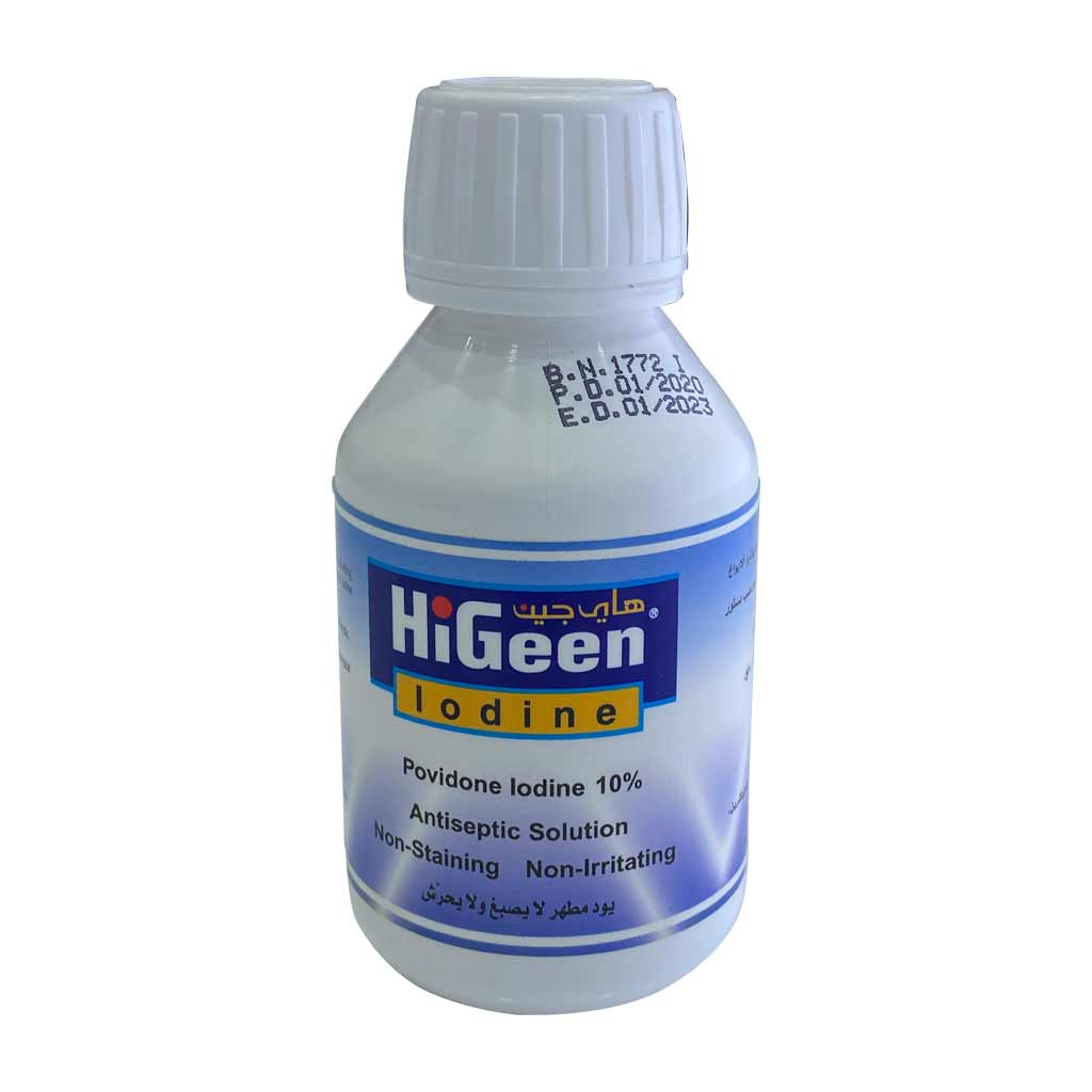 Higeen Povidoo Iodine 10% Solution 120ml